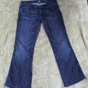7FAM A Pocket boot cut jean, EUC